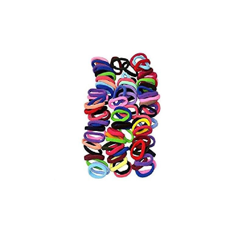 Elastici capelli piccoli colori assortiti pz.100 js18893