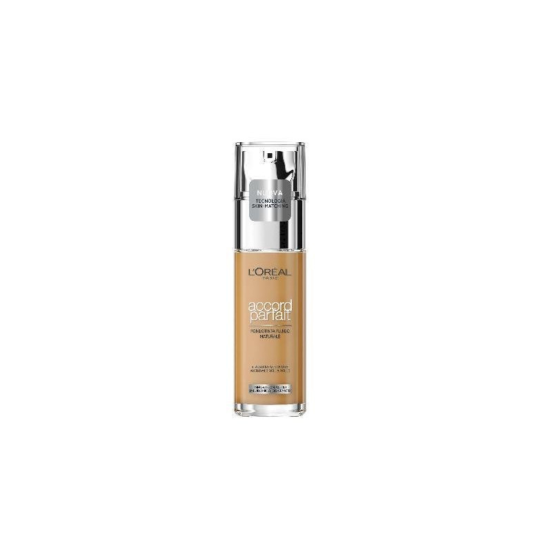 L oreal fondotinta accord parfai t fluido 6.5d/6.5w caramel dore