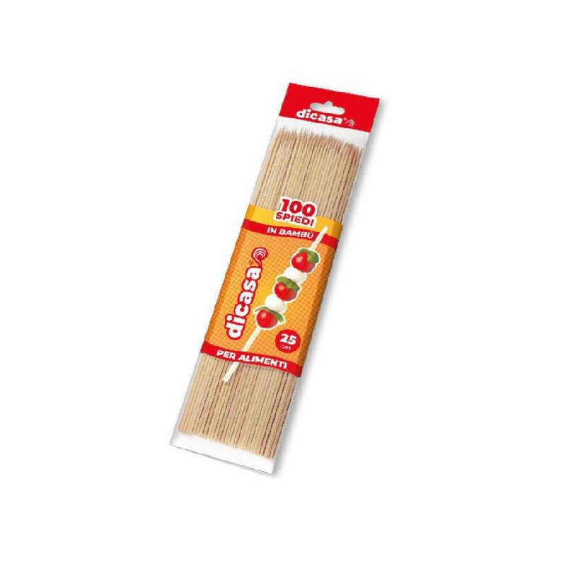 Spiedini legno dicasa cm.25 pz.1 00