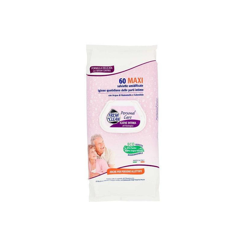 Fresh & clean salviette intime personal care maxi pz.60