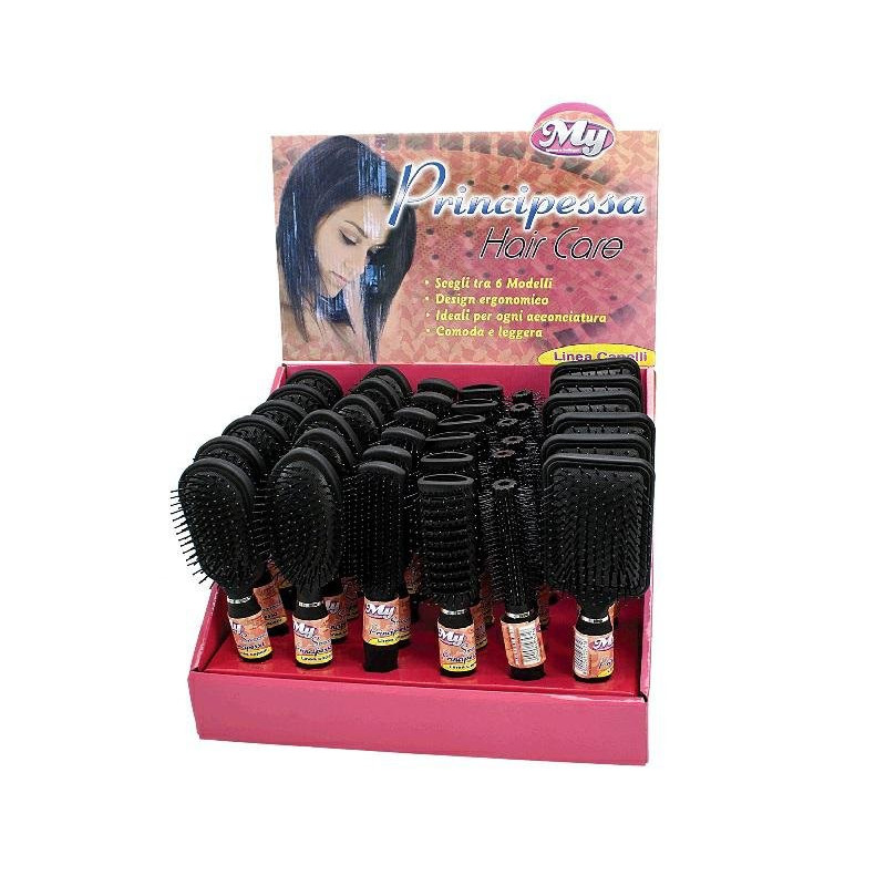 My spazzola capelli principessa assortite art.spa03471a