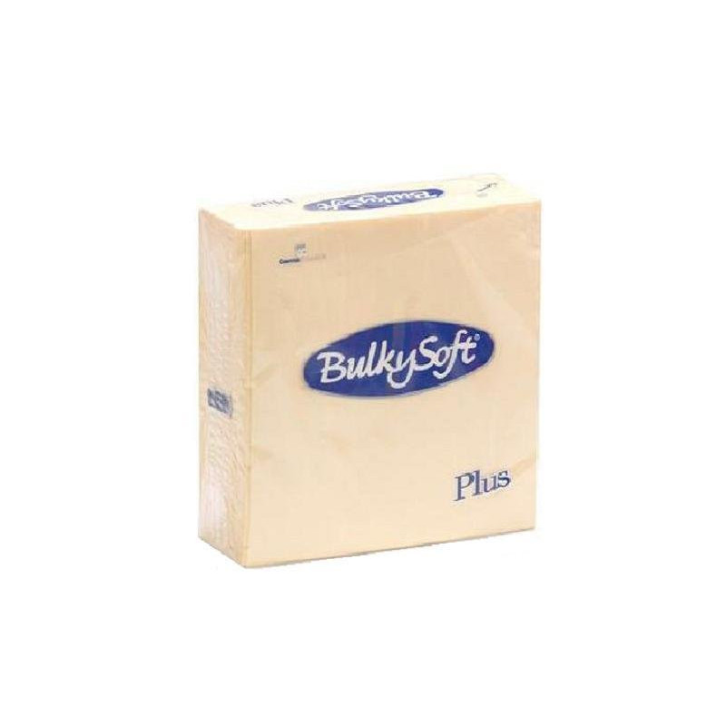 Bulky soft tovaglioli 2 veli cm.38x38 plus pz.40 crema
