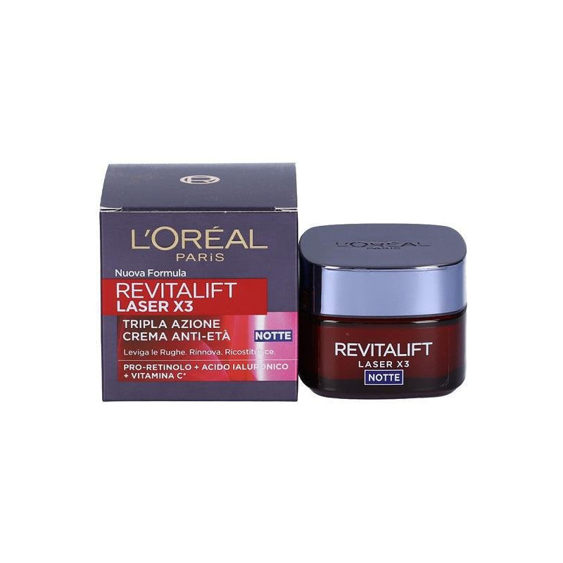 L'oreal revitalift laser x3 crema ml.50 notte