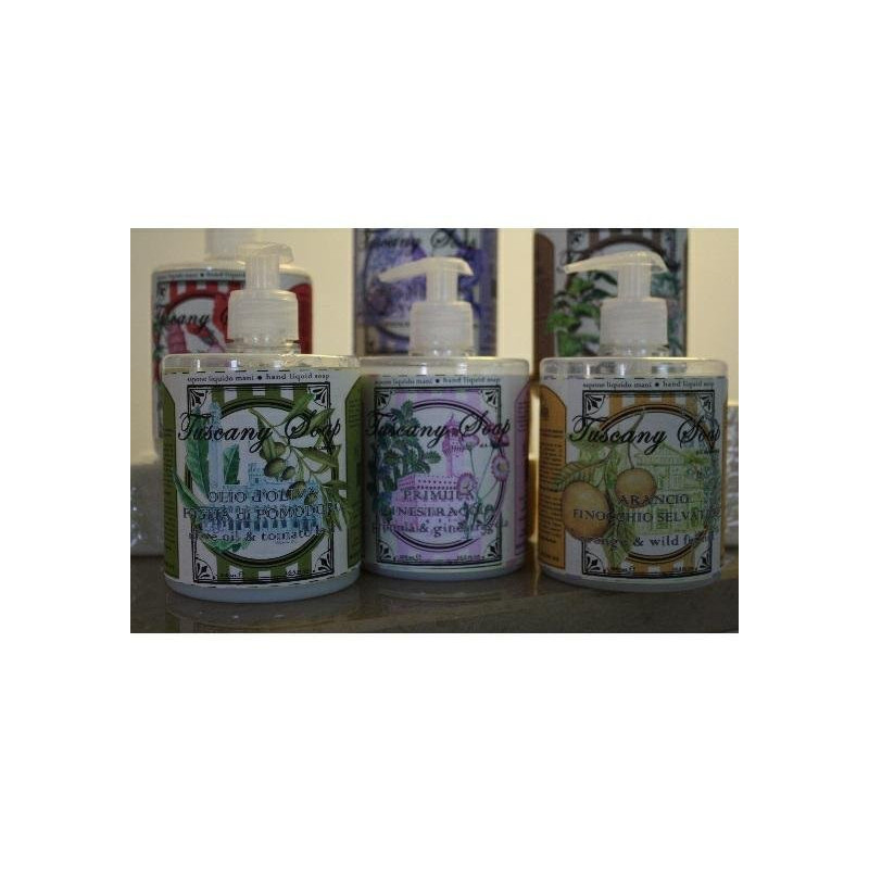 Campostrini sapone liquido tusca ny ml.500 mandorla e menta fiorita