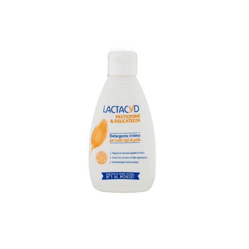 Lactacyd sapone liquido intimo ml.200 protezione e delicatezza classico