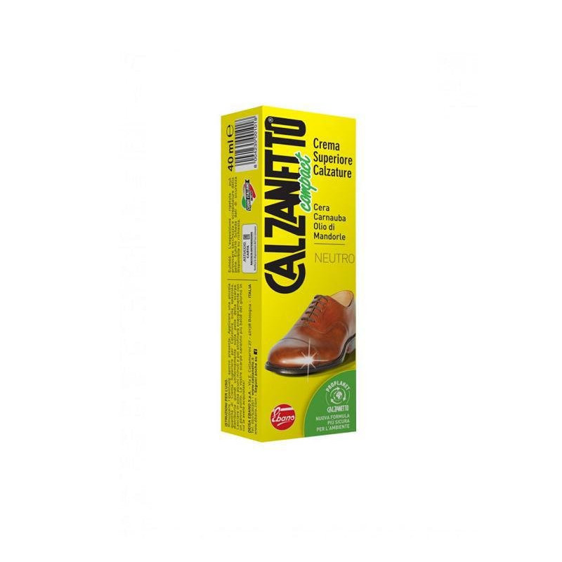 Calzanetto lucido scarpe ml.50 n eutro