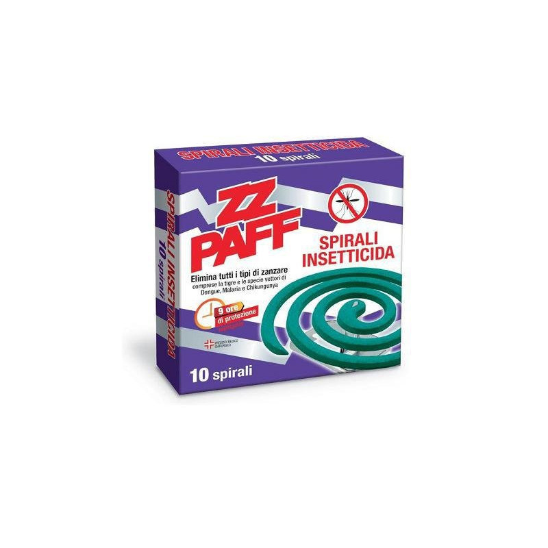 Zzpaff spirali antizanzare pz.10 classic presidio medico