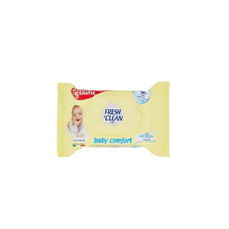 Fresh & clean salviette bimbi pz.20+5 gratis