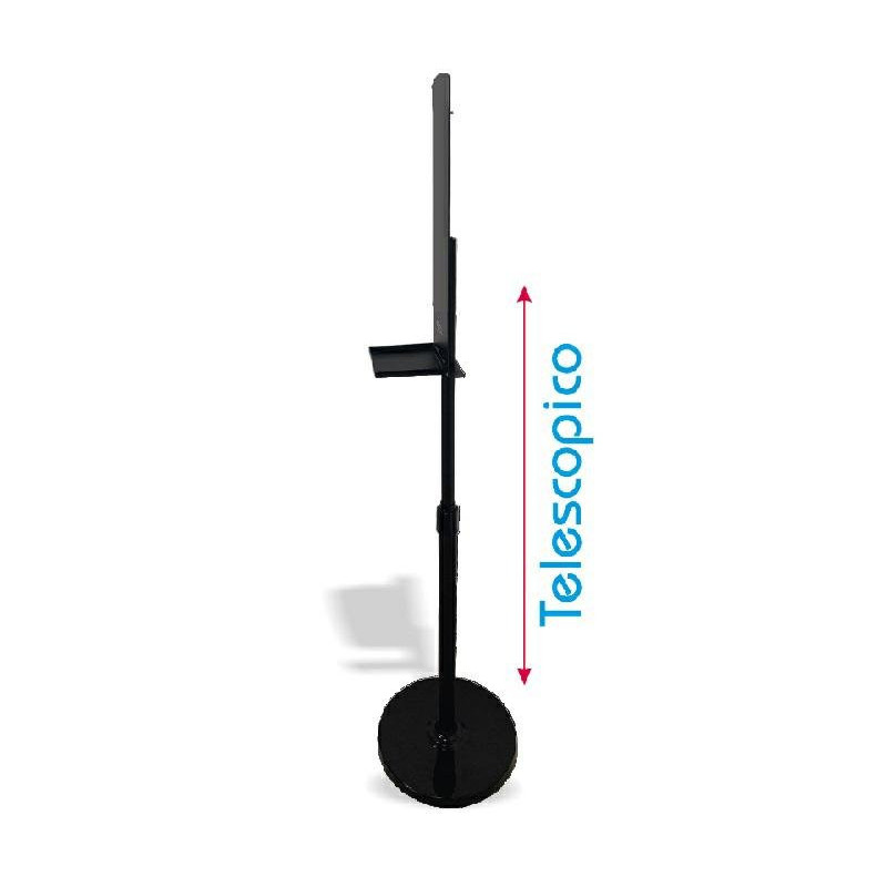 Piantana telescopica per distrib utore sapone/gel d1000
