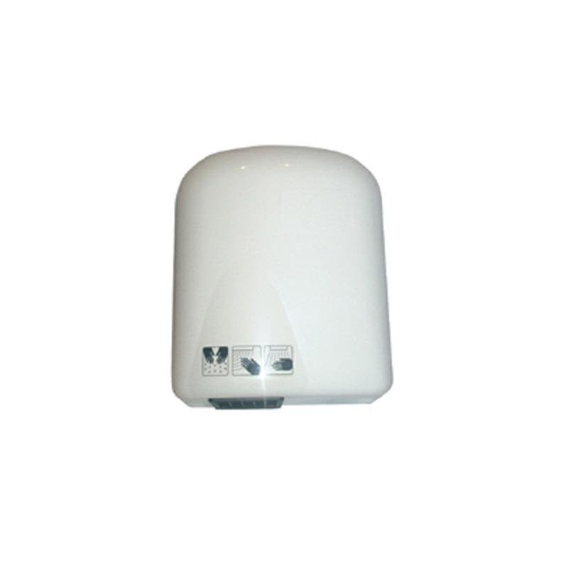 Asciugamani elettrico ventos da parete 1650w con fotocellula bianco