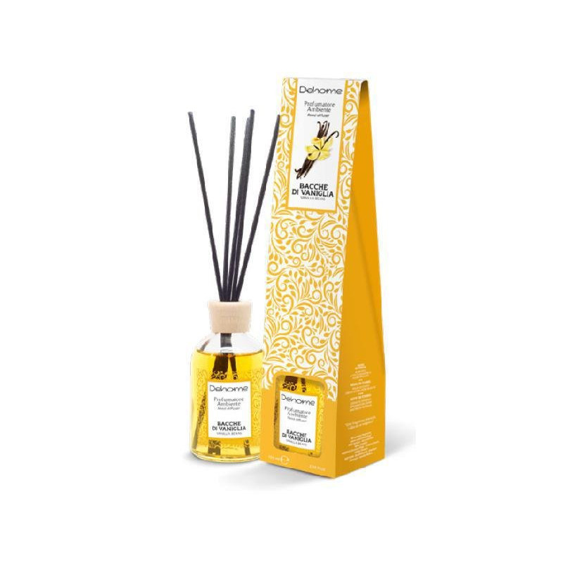 Dehome venezia diffusore d ambiente bastoncini ml.100 bacche di vaniglia