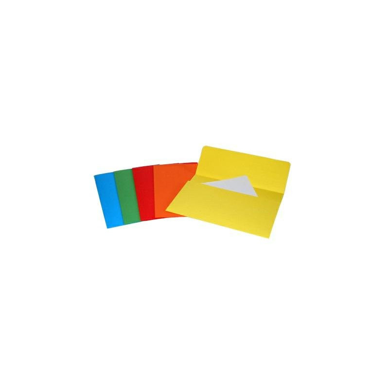 Cartella bristol gr.200 cm.26x34 a busta giallo