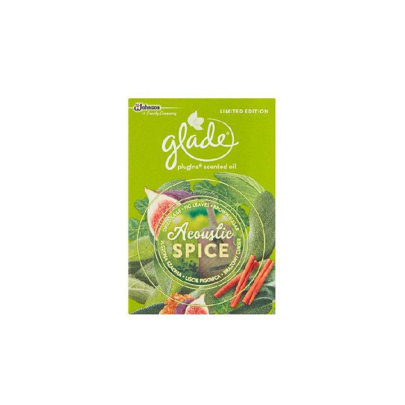 Glade ricarica elettrico scented oil acoustic spice