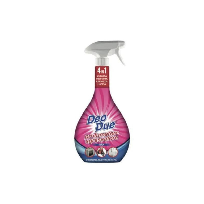 Deo due profumatore sgrassatore ml.600 spray rosa