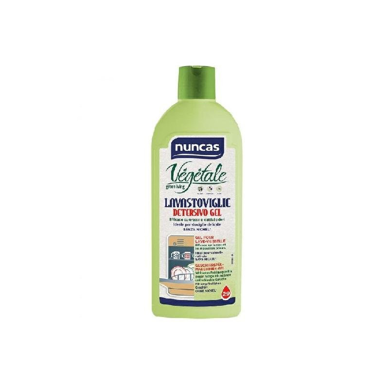 Nuncas vegetale detersivo lavast oviglie in gel ml.500