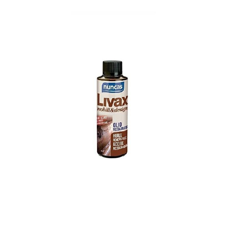 Nuncas livax olio restauratore m obili ml.120 legni scuri
