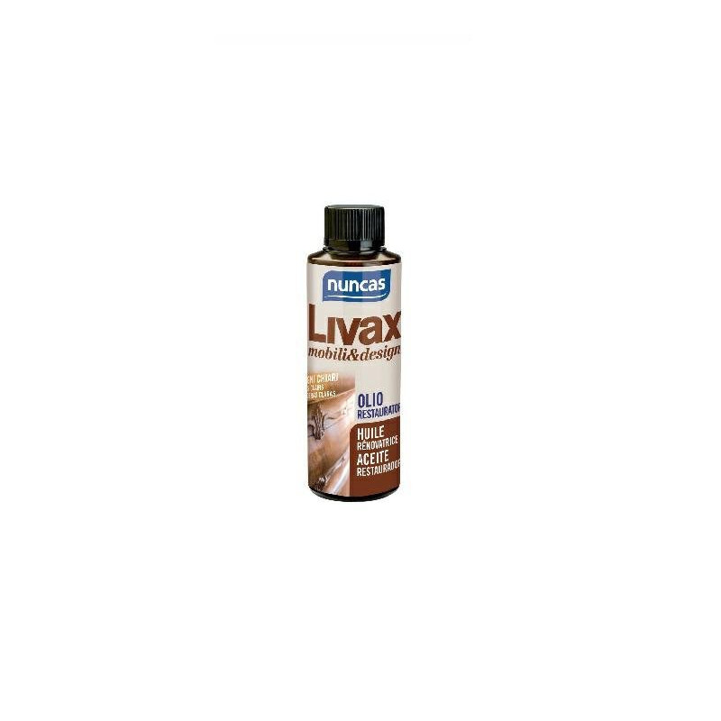 Nuncas livax olio restauratore m obili ml.120 legni chiari