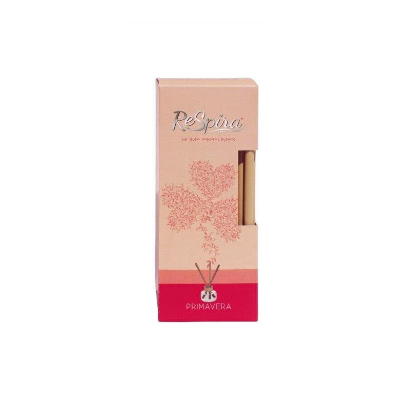 Respira home perfumes diffusore d ambiente bastoncini ml. 60 primavera