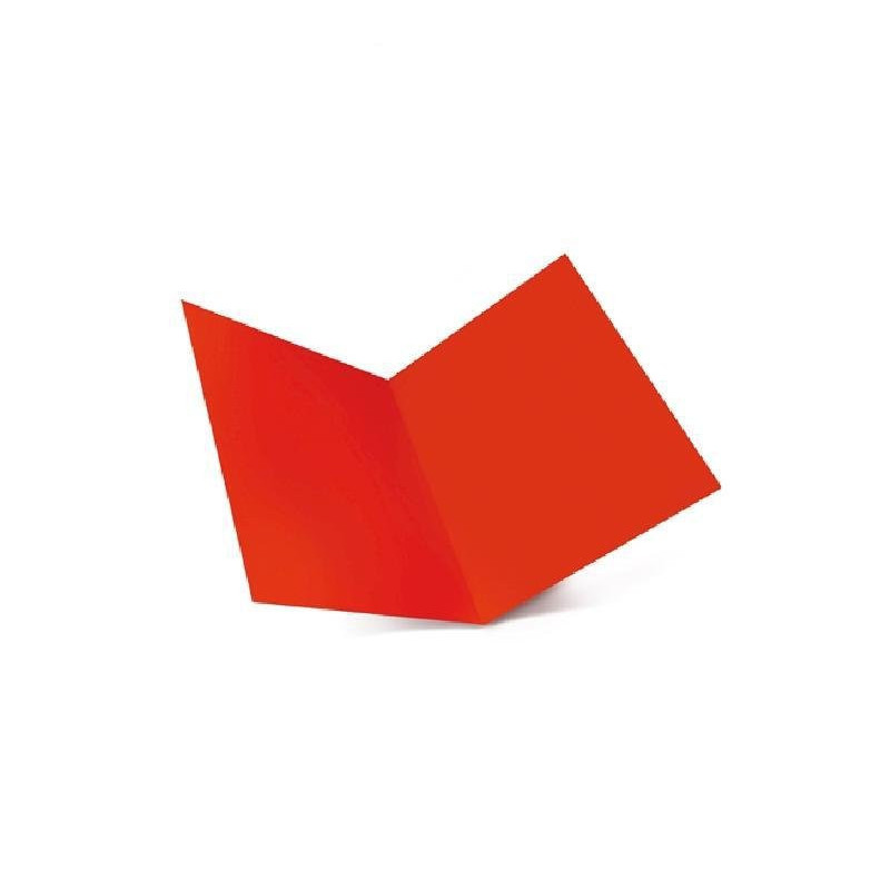 Cartella bristol gr.200 cm.25x33 semplici rosso