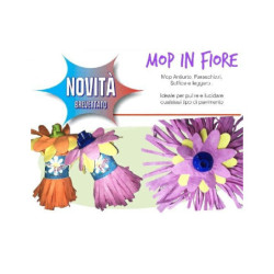 Mop in fiore sintetico con...