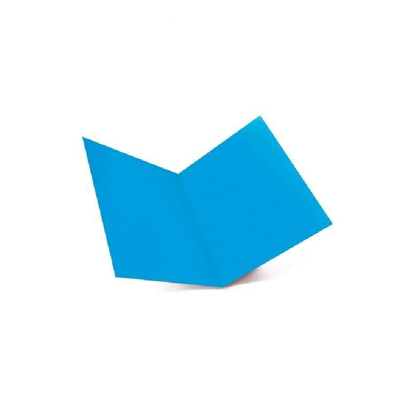 Cartella bristol gr.200 cm.25x33 semplici azzurro