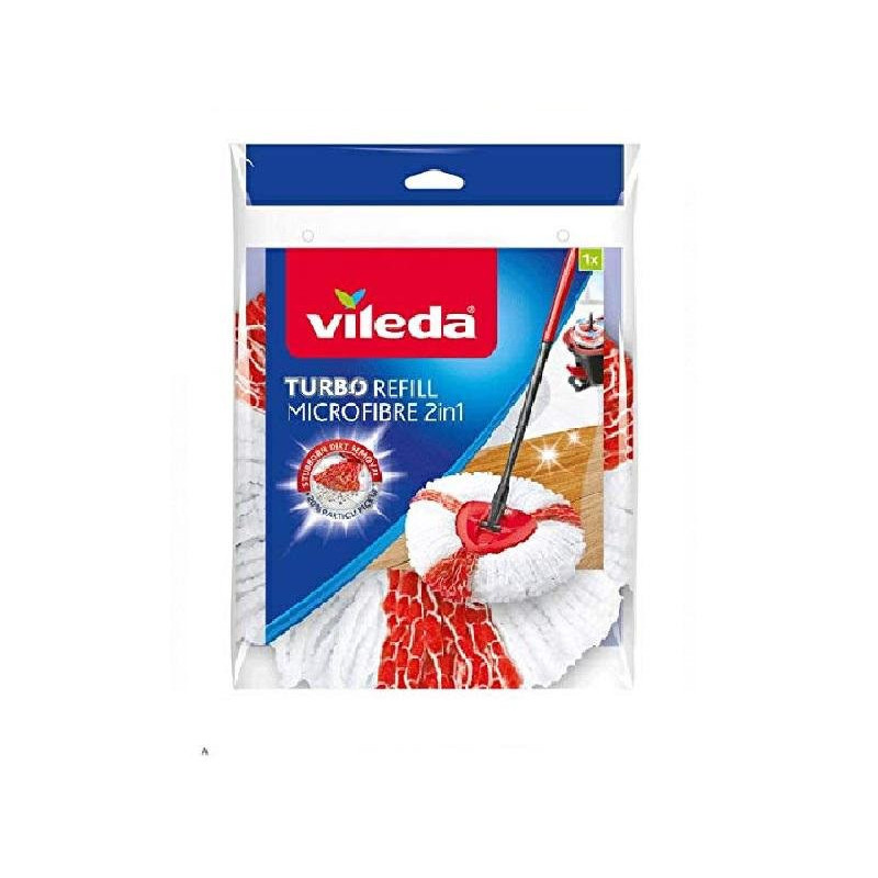 Vileda ricambio mop turbo refill 100%