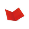 Cartella bristol gr.200 cm.25x33 a 3 lembi rosso