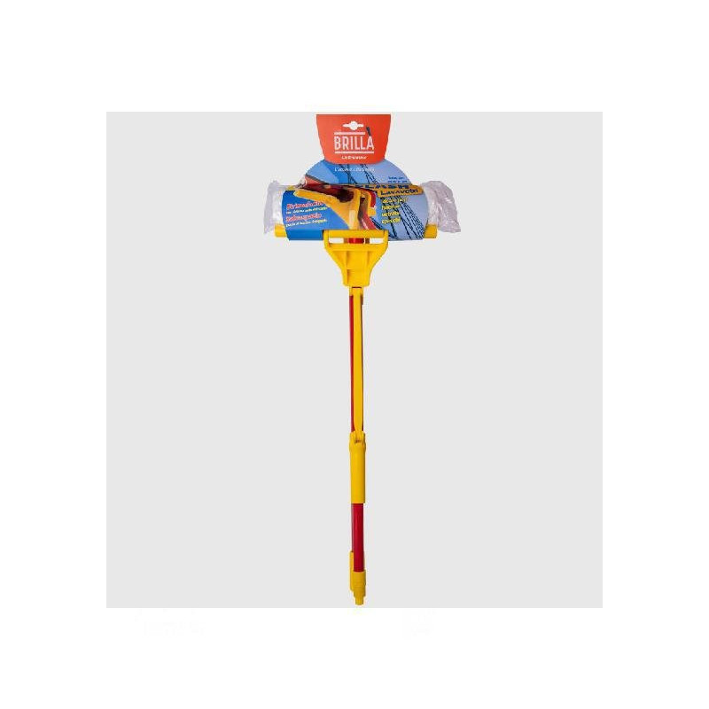 Brilla lavavetro flash con strizzatore e manico cm.130