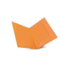 Cartella bristol gr.200 cm.25x33 a 3 lembi arancio