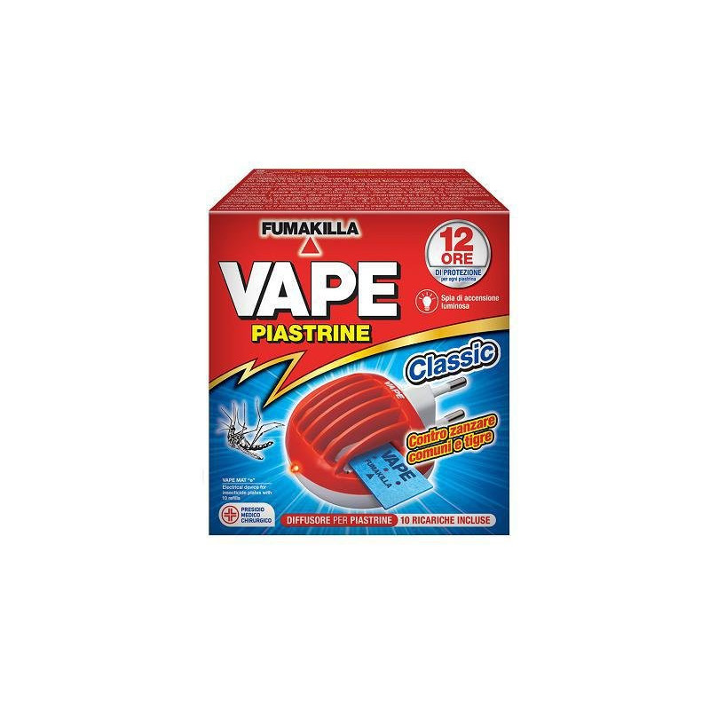 Vape elettroemanatore + 10 piastrine