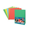 Cartella bristol gr.200 cm.25x33 a 3 lembi colori forti assortiti