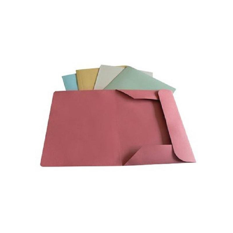 Cartella manilla gr.150 cm.25x34 a 3 lembi rosso