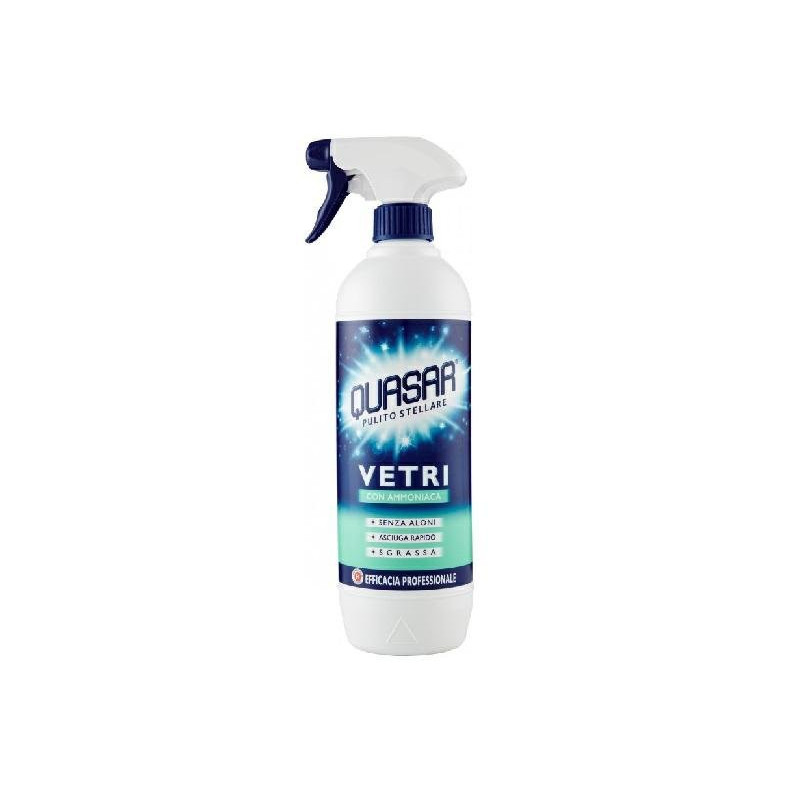 Quasar ml.580 vetri spray con ammoniaca