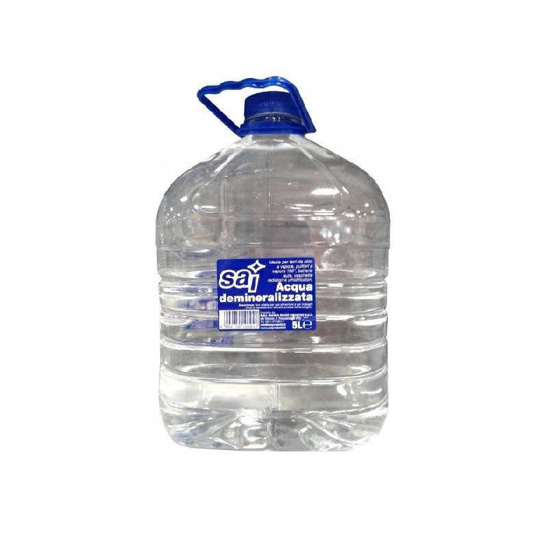 Acqua demineralizzata lt.5