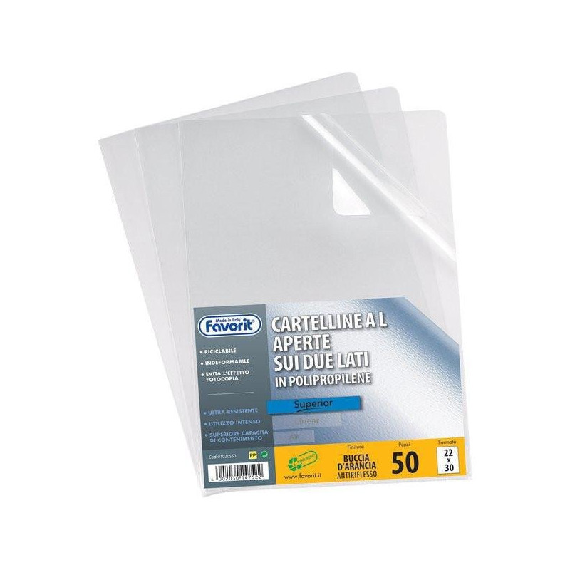 Busta pp cm.22x30 pratic a l lin ear buccia d arancia