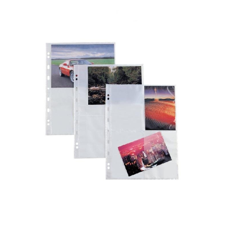 Busta pp con fori cm.21x29,7 atl a f foto 15x21 4 foto