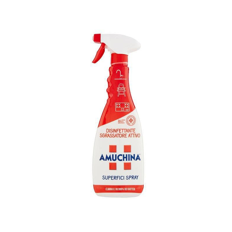 Amuchina superfici spray disinfettante sgrassatore attivo ml.750