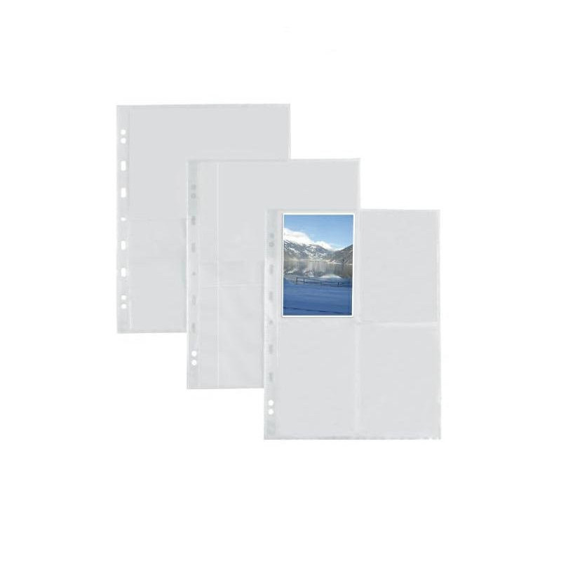 Busta pp con fori cm.21x29,7 atl a f foto 10x15 8 foto