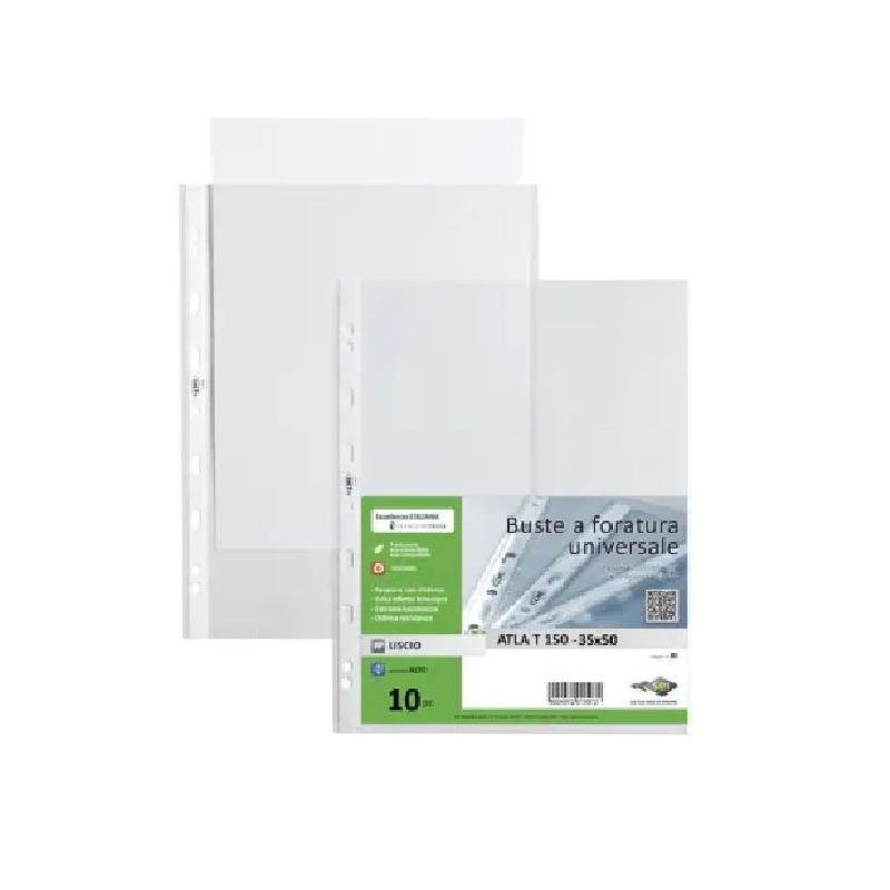 Busta pp con fori cm.35x50 atla t