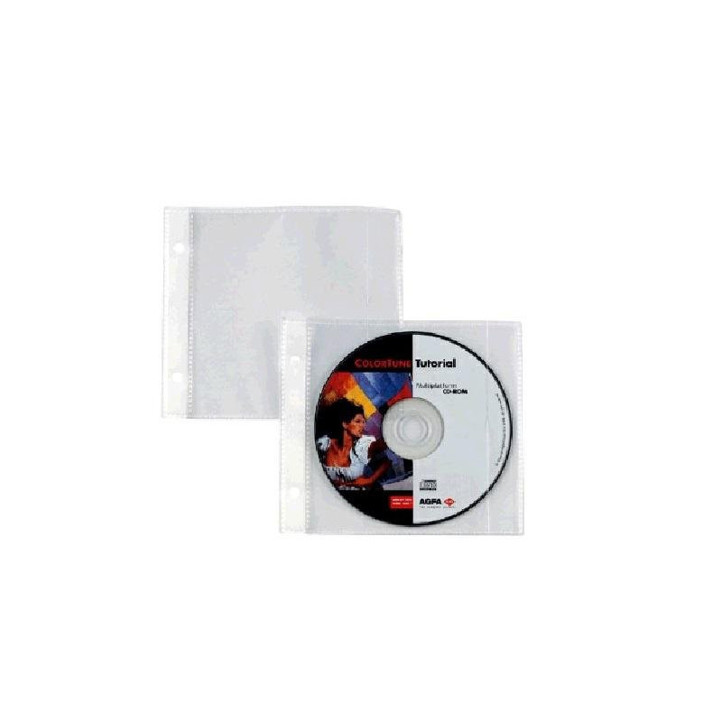 Busta pp con fori cm.12,5x12 atl a cd1