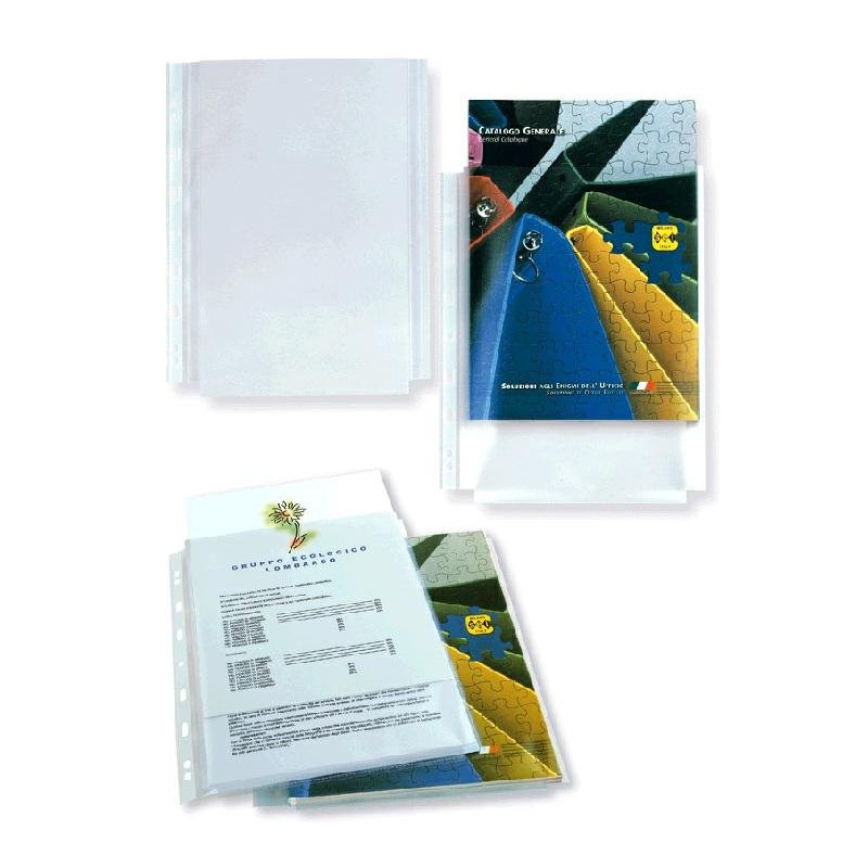 Busta pp con fori cm.22x30 atla gs alta capacita