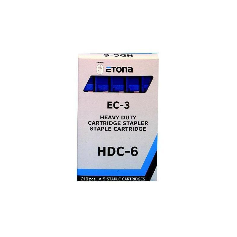 Etona punti cucitrici hdc-6 blu pz.5 per ec-3