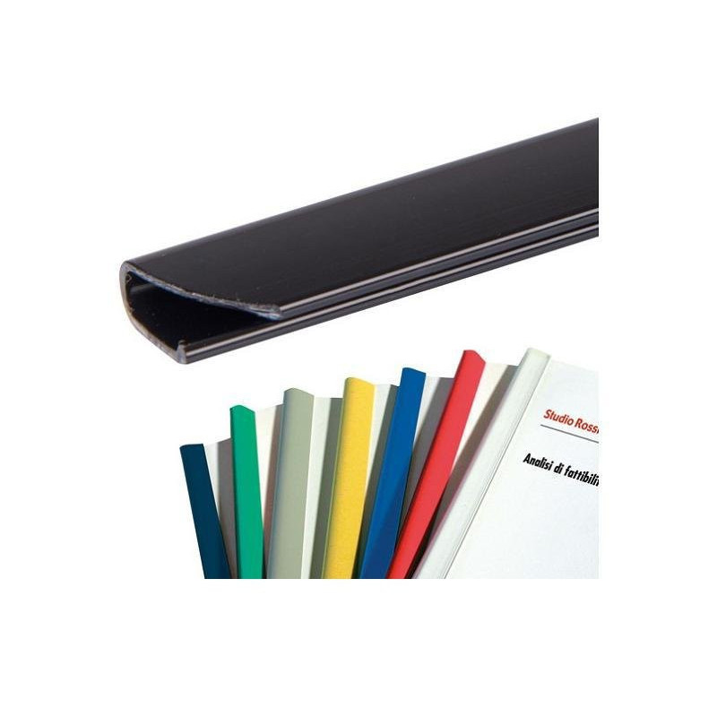 Dorsino rilegafogli mm. 11 pz.30 nero