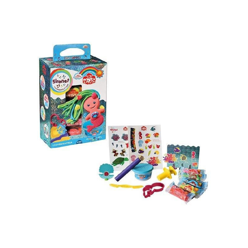 Dido giocacrea fantamici sirene tta 7 salsicciotti + 5 accessori