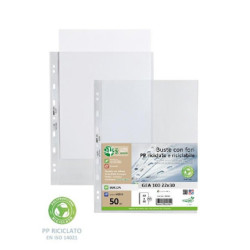 Busta pp con fori cm.22x30...