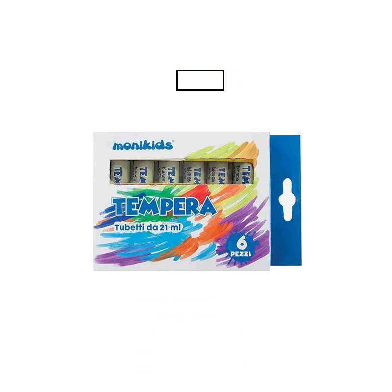 Nikoffice tempera ml.21 pz.6 n.0 1 bianco