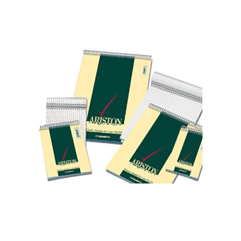Blocco notes ariston spirale cm.10x15 a6 5mm