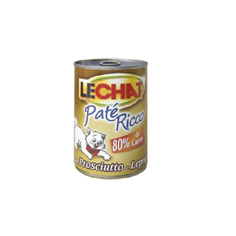 Le chat pate barattolo gr.400 prosciutto e lepre