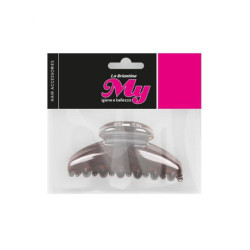 My pinza capelli mezzaluna media marrone e nero
