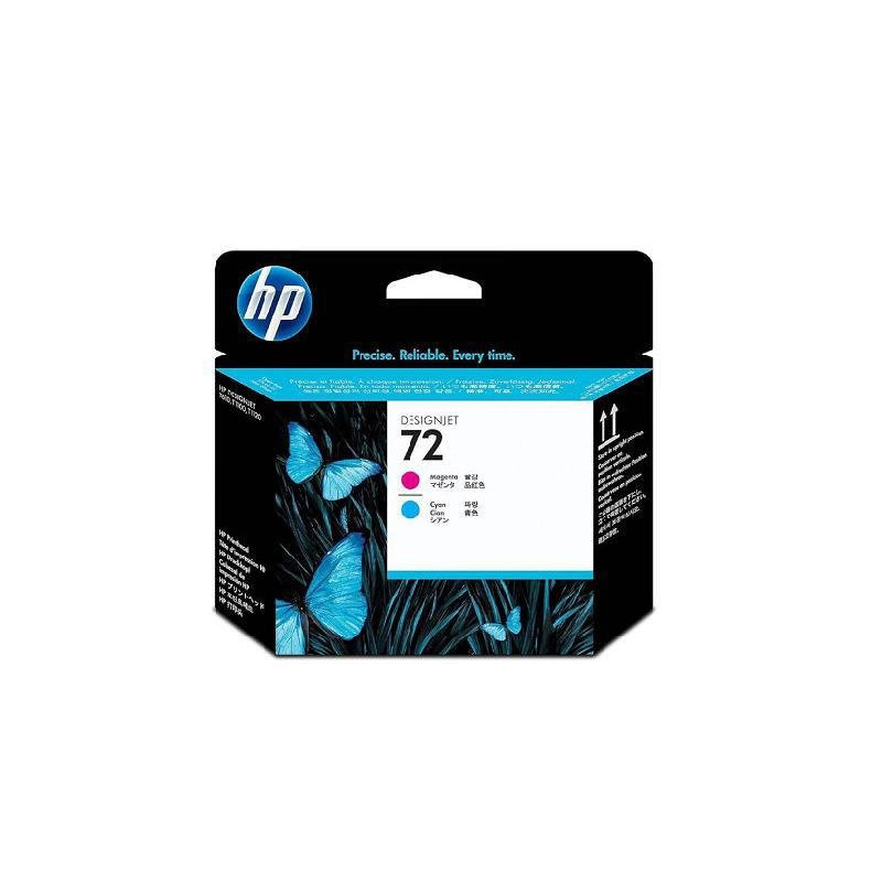 Hp testina c9383a n.72 magenta+c iano